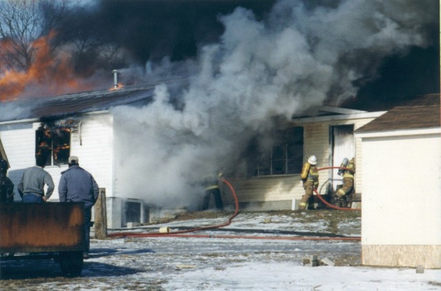 House Fire on Route 10 north of Borough 